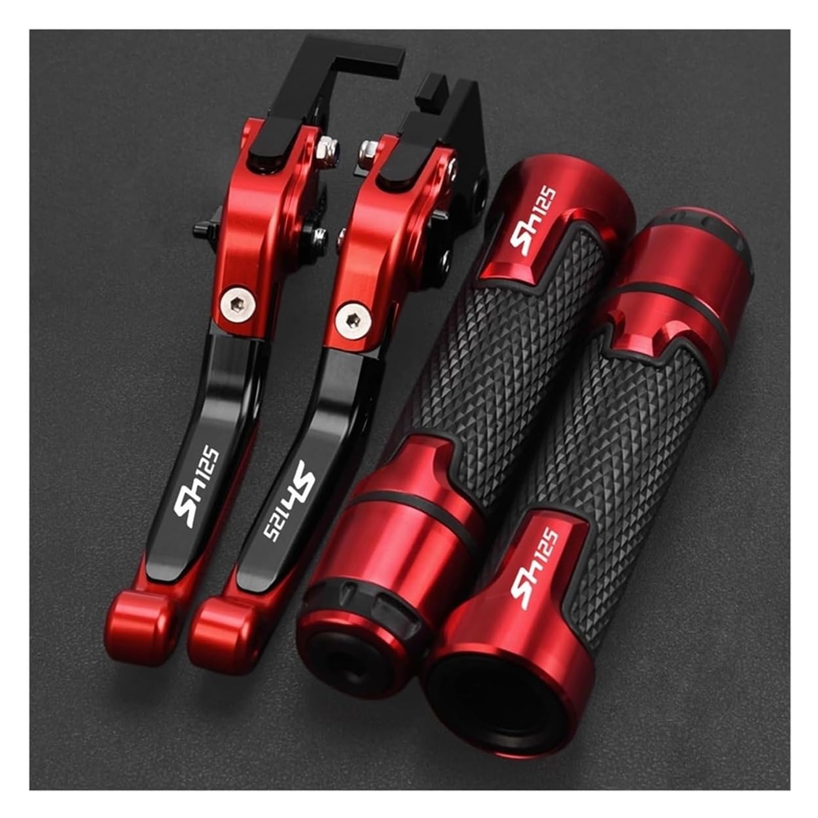 Oiajdsad 2 Motorcycle Clutch Levers For Sh125 Sh 125 013 014 015 016 017 018 019 020 021 02 Motorcycle Adjustable Brake Clutch Lever Handle Bar Grips