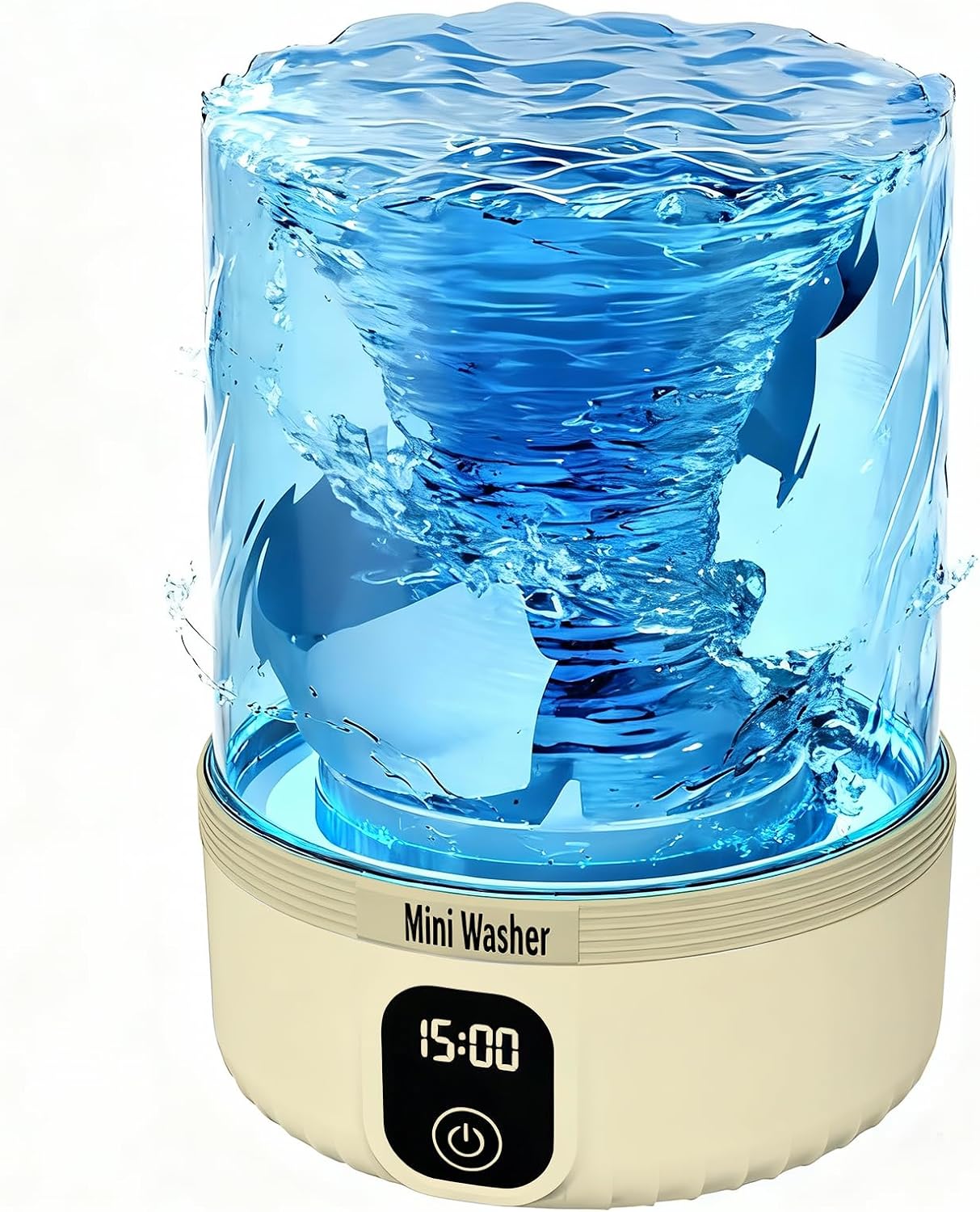 Underwear Washing Machine,2025 Upgrade Mini Washer Deeply Cleans Small Laundry Items, Socks, Underwear, Baby Clothes,Portable Washing Machine is Suitable for, Apartments, Hotels, Travel