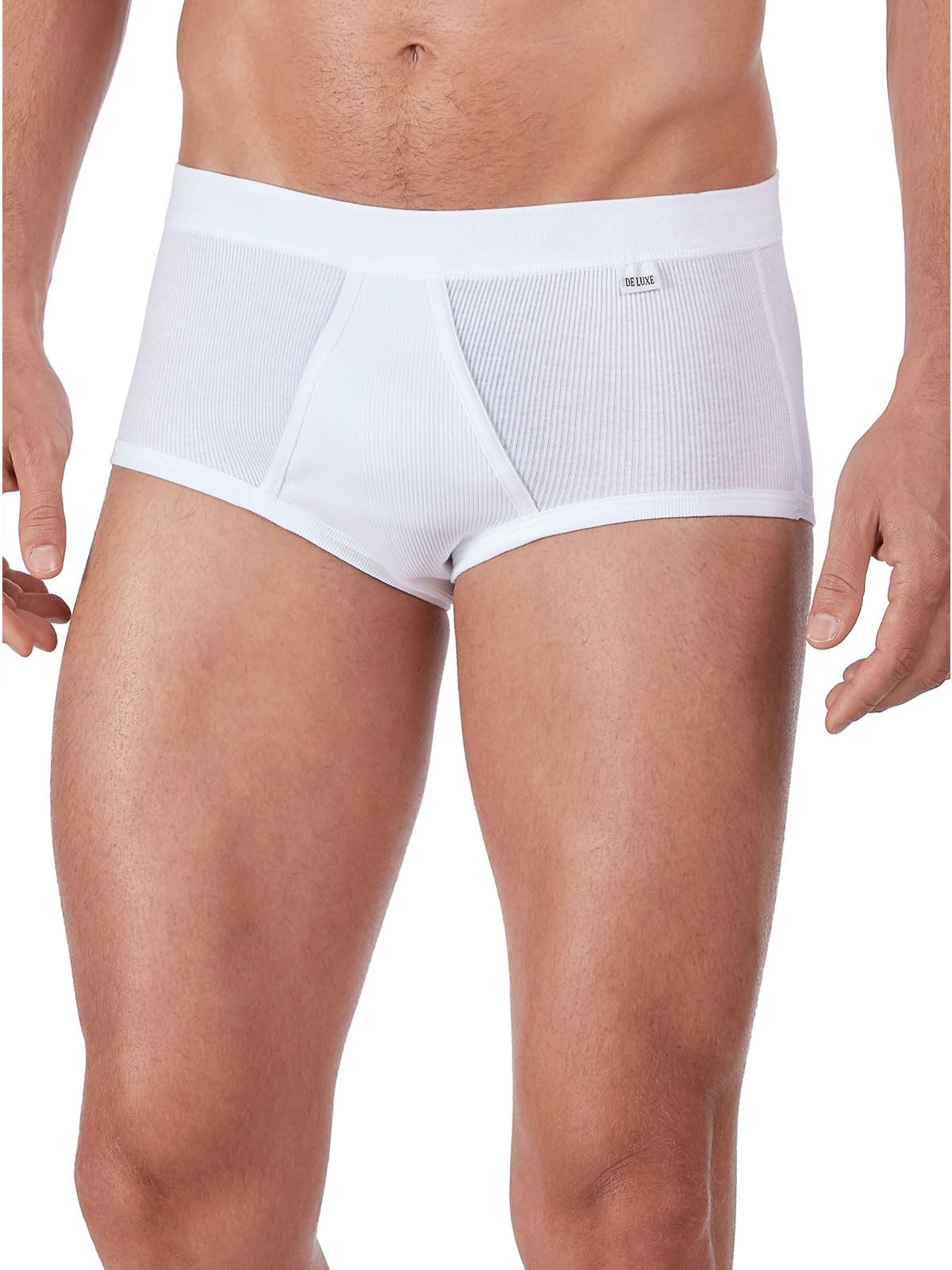 HUBER Men's Fly Briefs - White - X-Large
