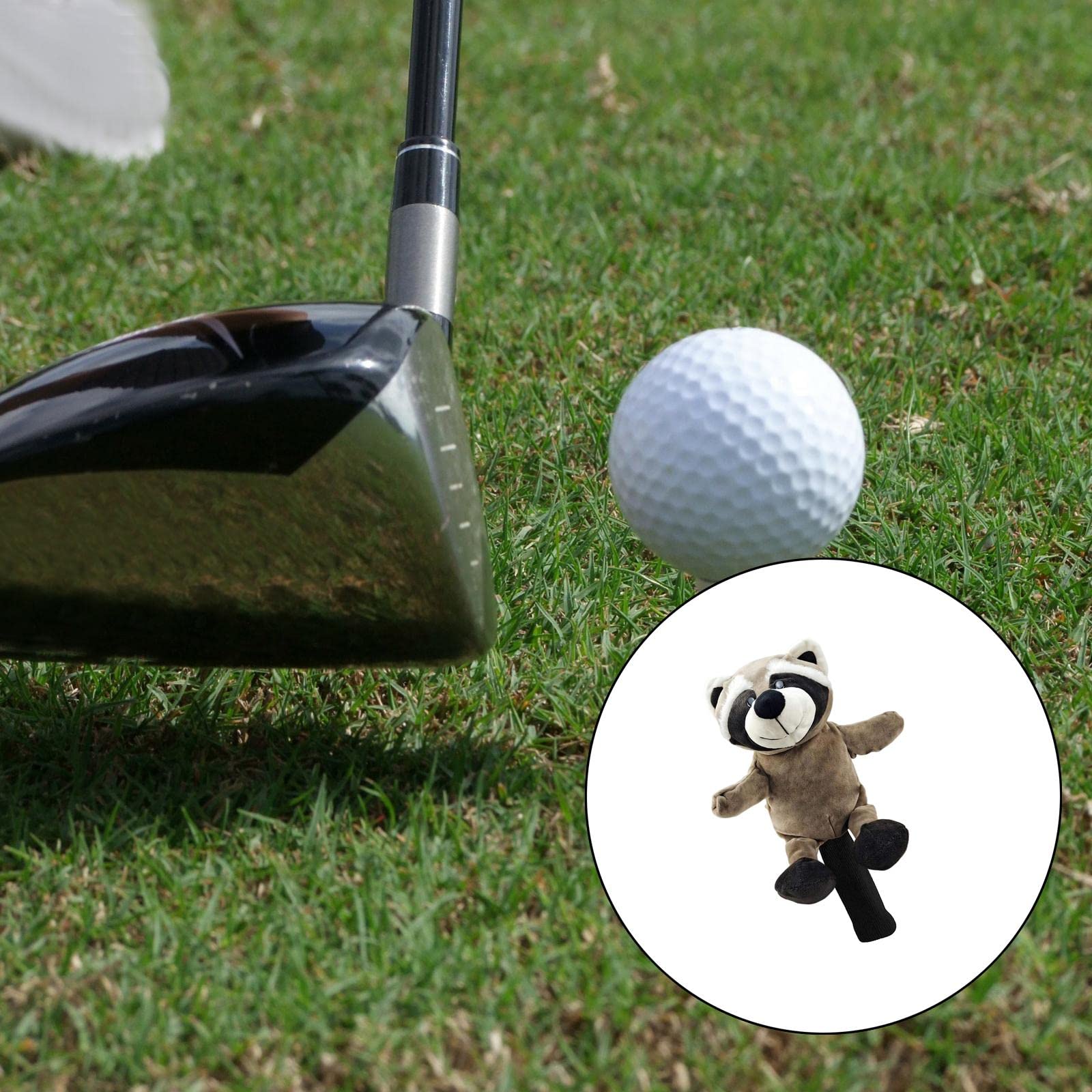 Golfschlägerhaube, weiche Tier-Schlägerhaube, staubdicht, Golfschläger-Kopfschutz, tragbar, niedlich, Geschenk für Golfer
