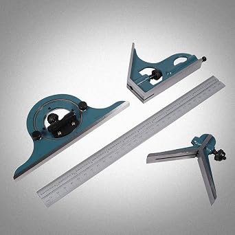 Combination, High Universal Bevel, for Outer Angles Protractor Ruler Set Inner Angles Angle Finder