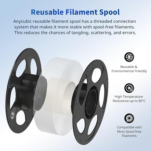 Filamento Rapid PLA para impresora 3D 1.75mm 1kg negro miniatura 6