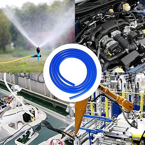 Miniatura 7 de QuQuyi Manguera de tubo de vacío de silicona de 38 pulgadas (0.354in) de diámetro interior x 12 pulgadas de diámetro exterior, color azul, de alta