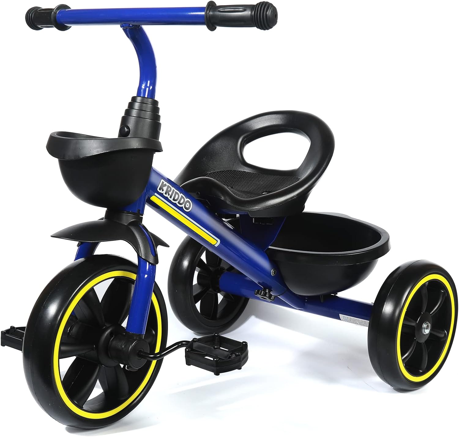 KRIDDO Kids Tricycles Age 18 Month to 3 Years, Toddler Kids Trike for 1