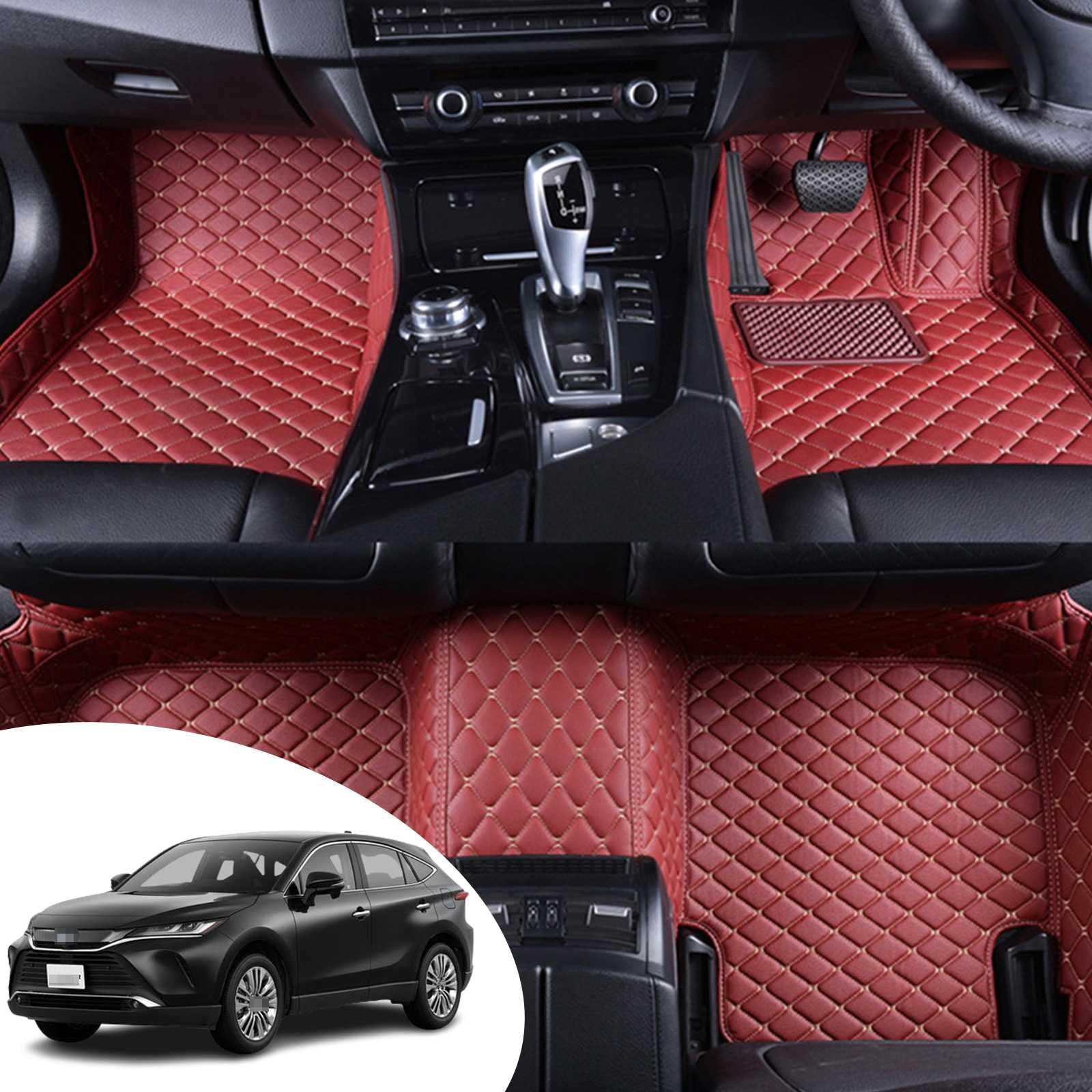 Amazon | トヨタ 新型 ハリアー 80系 フロアマット 品質保証 PUレザー  