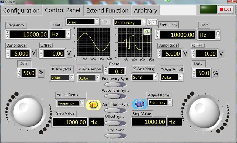 Digital DDS Dual-channel Signal Source Generator Arbitrary Waveform Frequency Sweep Meter 40M Hz 266MSa/s (40M Hz)