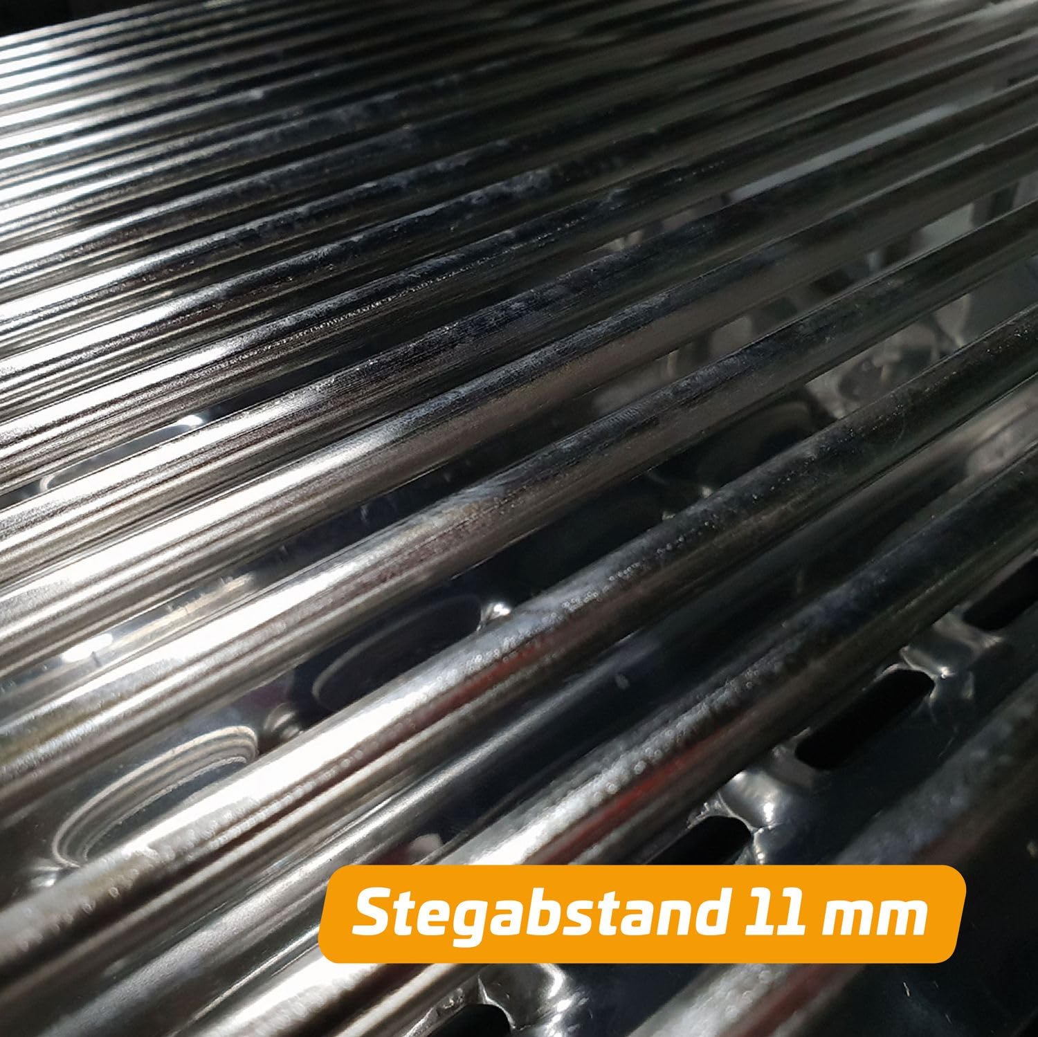 Grillfürst Edelstahl Grillrost für Broil King Monarch und Broil King Royal - pflegeleichtes Grillgitter mit 8 mm starken Streben, Ersatz Grillrost im Format 36,8 x 27 cm