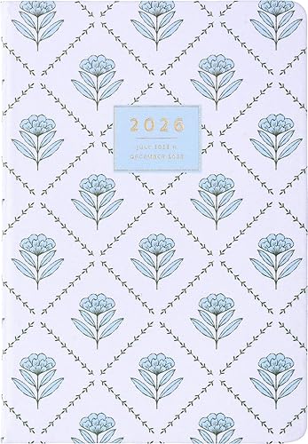 Vista 36 de Eccolo 2025-2026 - Agenda botánica de lino de 18 meses, páginas mensuales y semanales (5.25 x 7.75 pulgadas - julio de 2025 - diciembre de 2026)