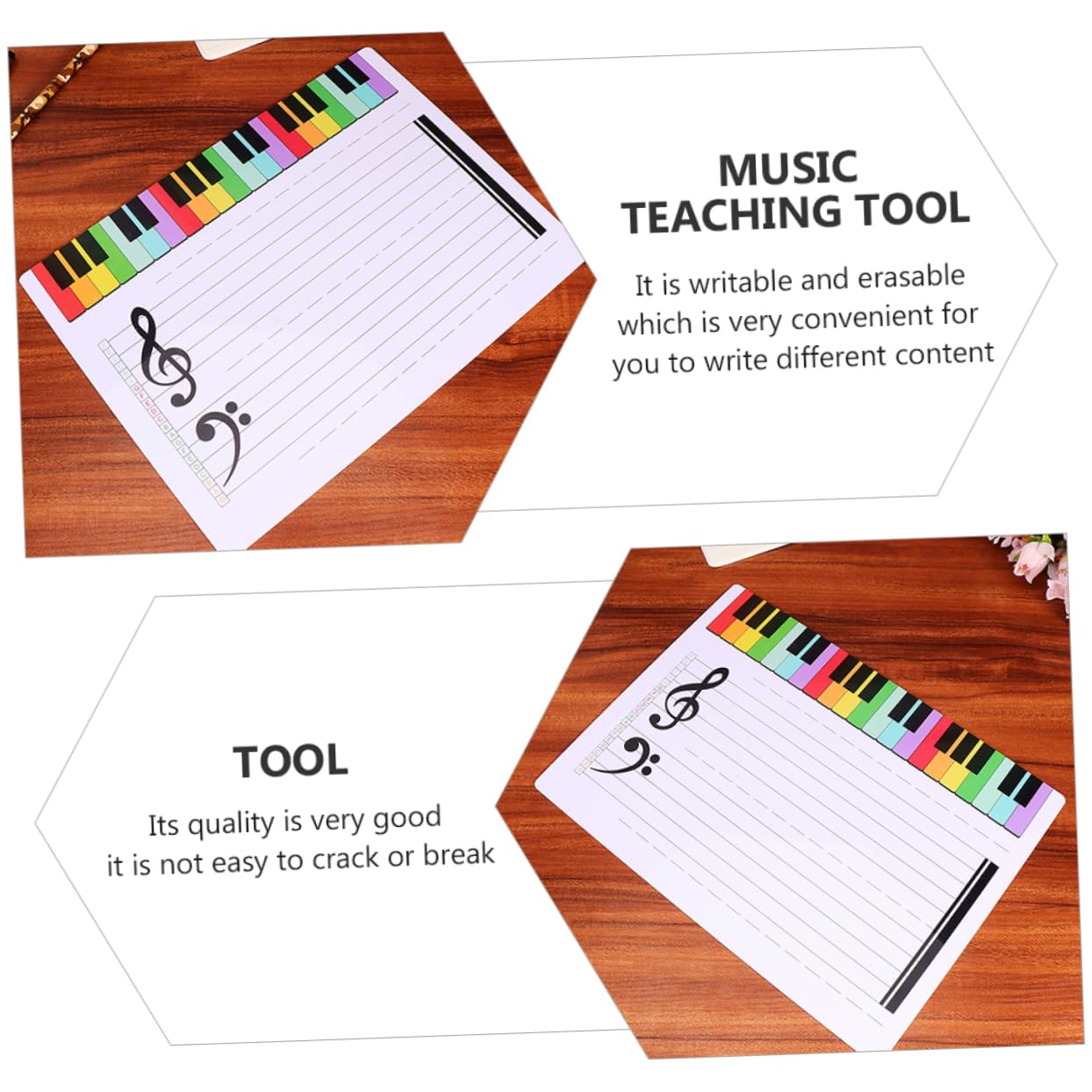 STOBOK 10stücke Erasierbares Musikunterricht Whiteboard Wiederverwendbare Notenlinien Tafel Für Effektives Musizieren Und Lehren Schule Und Zuhause Praktisches Hilfsmittel Für