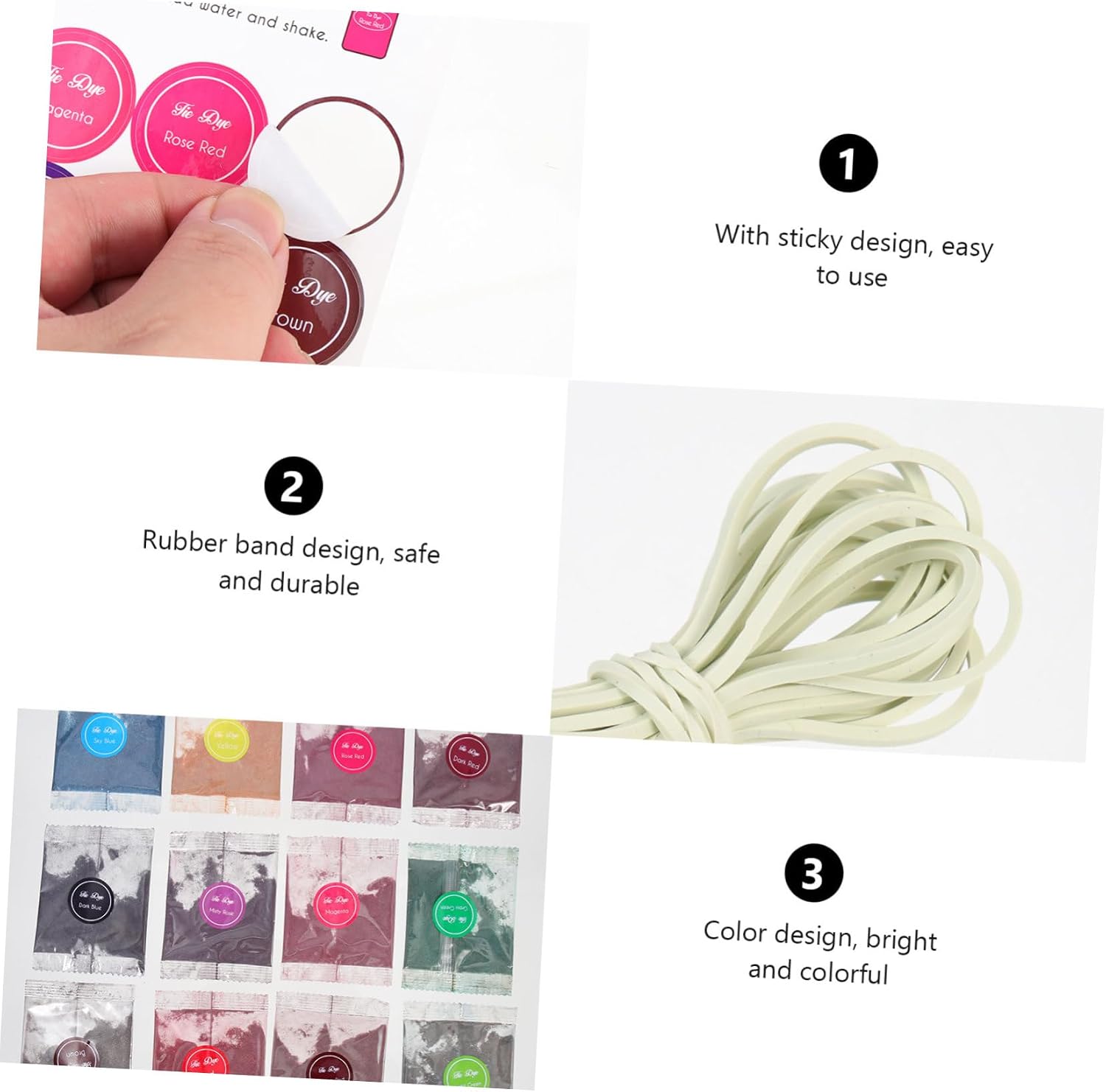 Tie-dye Kit for Adults and Children 30ml Dye Packets