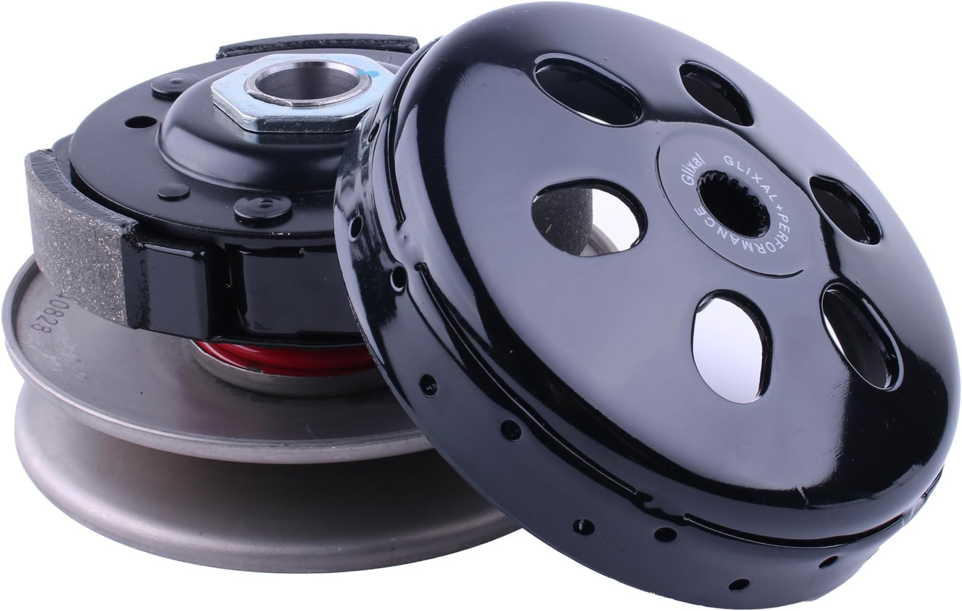 Glixal High Performance Racing Clutch Assy with Clutch Bell for GY6 125cc 150cc 157QMJ 152QMI Engine Chinese Scooter Moped ATV Go-Kart