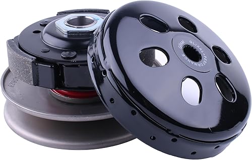 Glixal Conjunto de embrague de carreras de alto rendimiento con campana de embrague para GY6 125cc 150cc 157QMJ 152QMI motor chino scooter