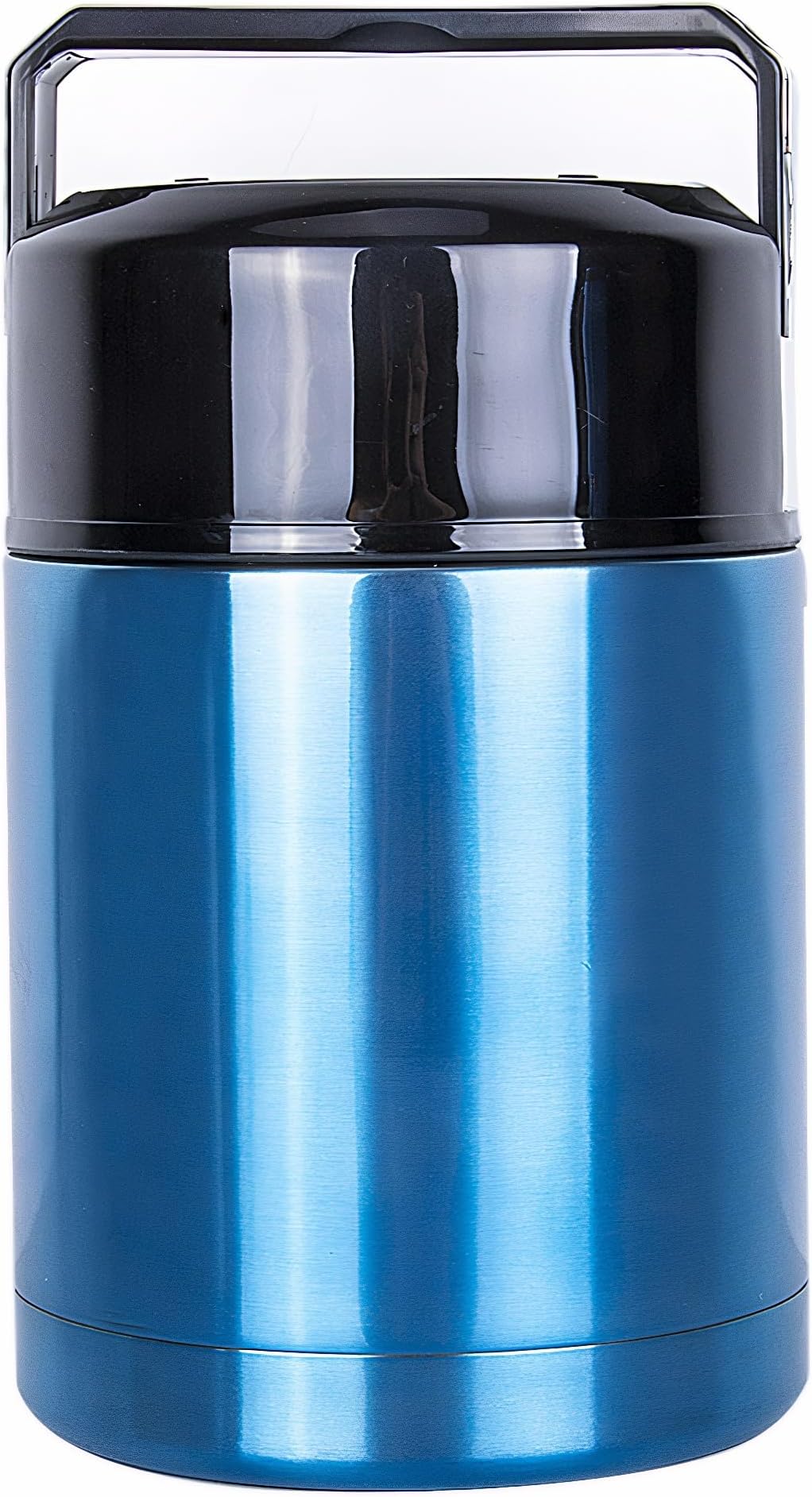 Large Insulated Food Container for Cooking 35 oz 1000ml, Stainless Steel Interior Leak Proof Soup Jar & Food Storage, BM02 Blue