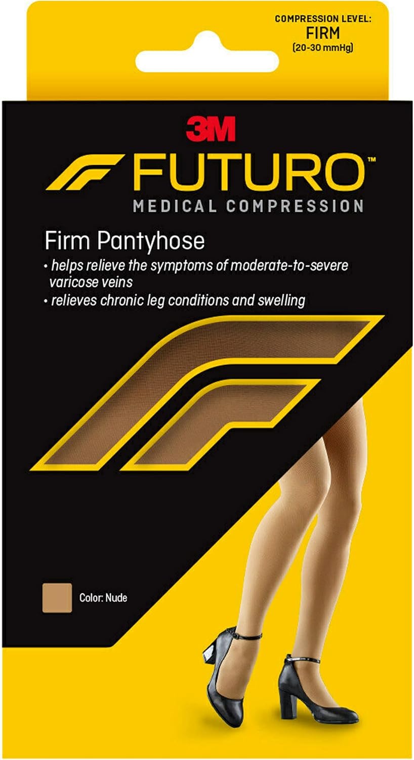 FUTURO Firm Pantyhose, Plus, Nude (20-30 mm/Hg)