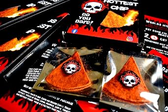 2 x Hottest Chip in the UK - Carolina Reaper Extreme heat UK - Box of two. Challenge