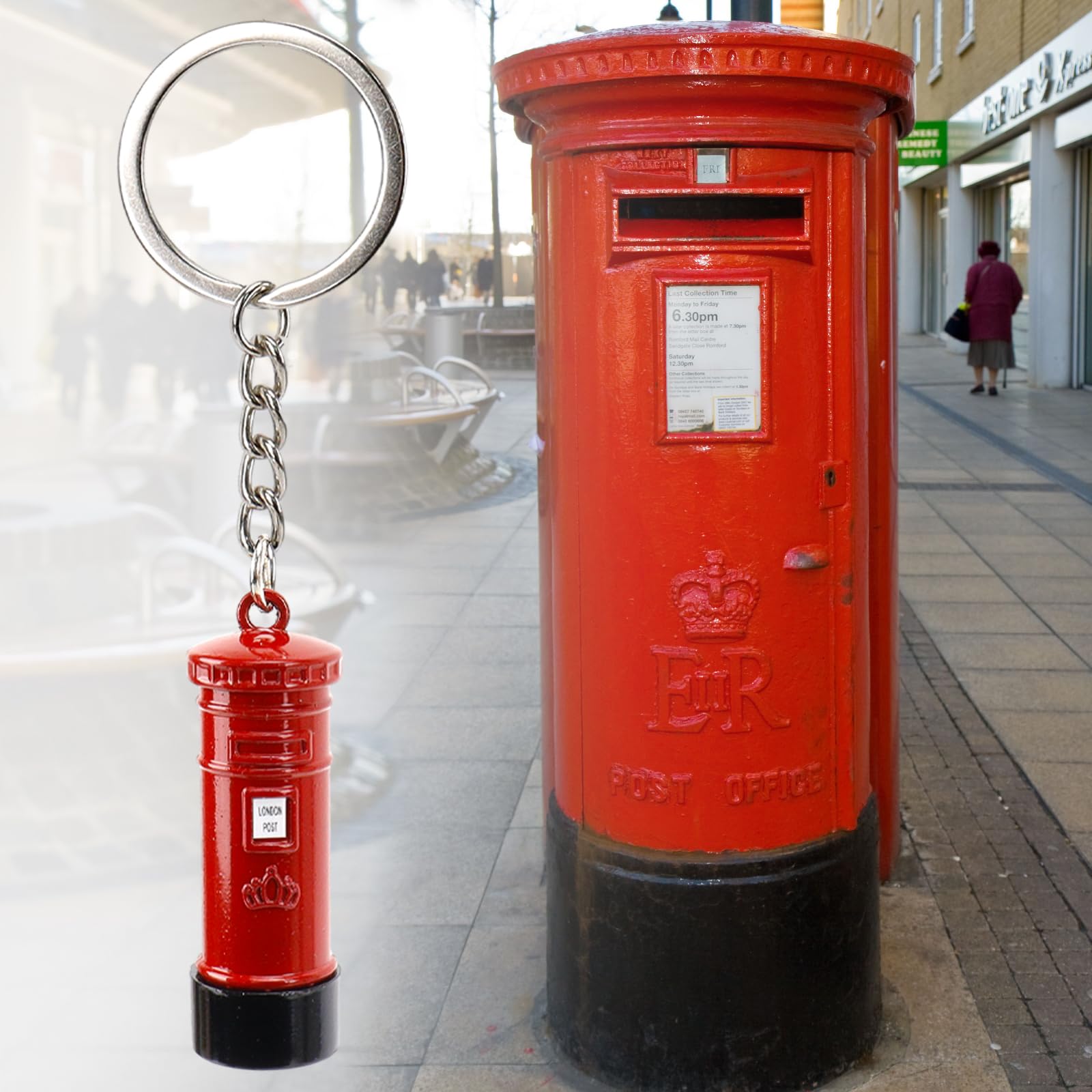 Portachiavi Con Anello, Chiavi Per Auto In Pelle, Lega Di - Foto 3