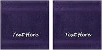 Vista 8 de Personalized Passion Juego de 2 toallas con texto bordado personalizado, 16 x 27 pulgadas, altamente absorbentes y súper suaves, toallas de mano