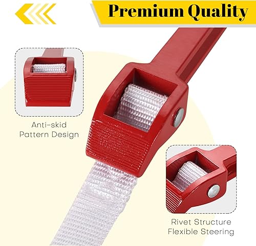 Miniatura 4 de Acymner Llave de correa de 12 pulgadas  Llave ajustable de tubo de nailon resistente para extracción de plomería y filtro de aceite