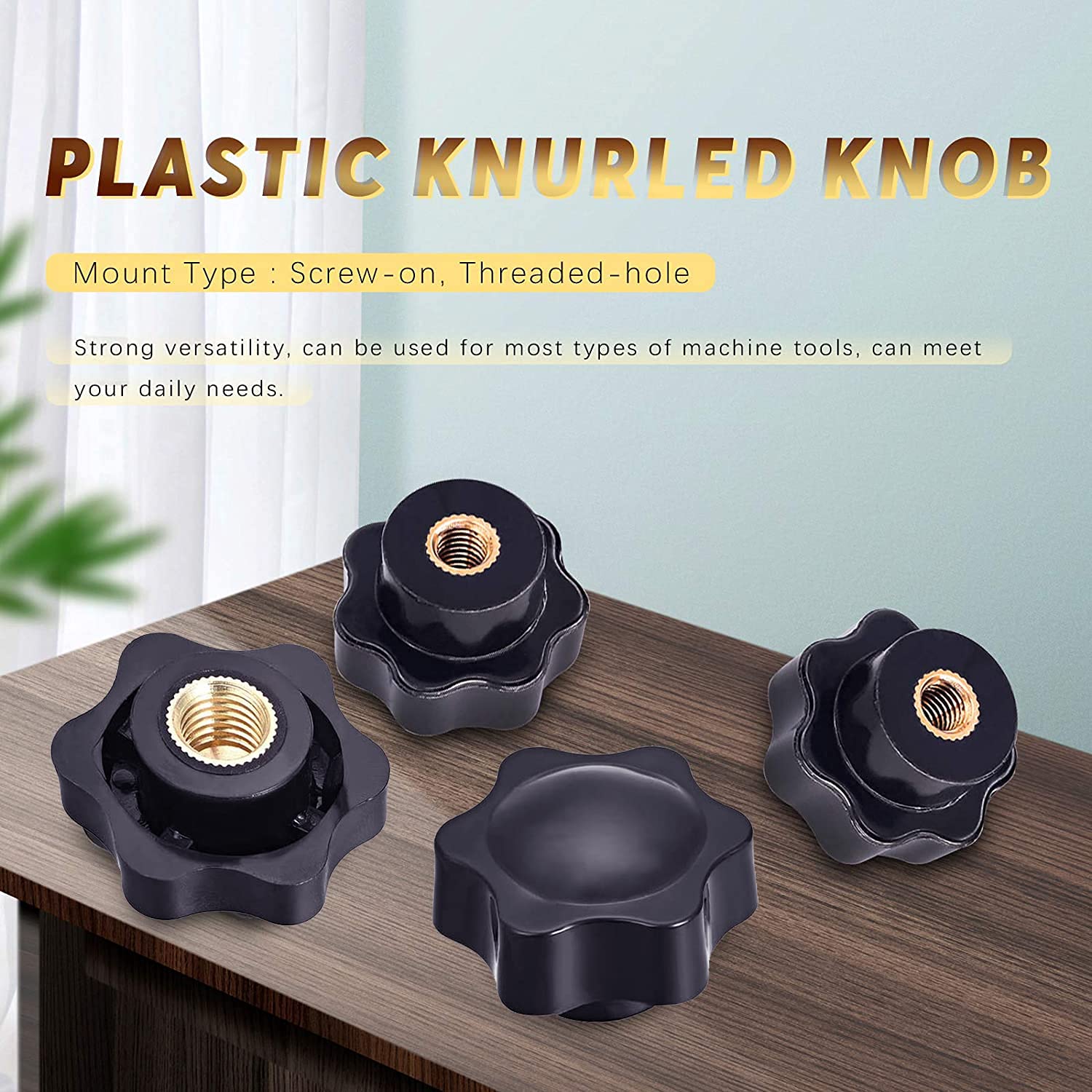 BOZONLI Lot De 5 Boutons De Serrage En Forme D'étoile En