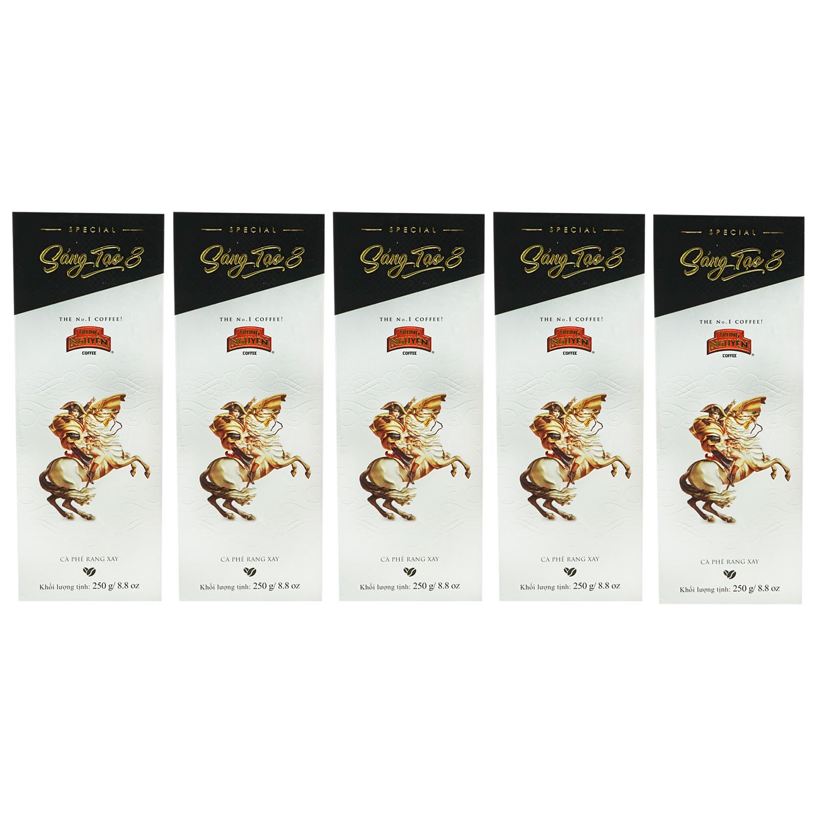 Trung Nguyen Kaffee Sang Tao Creative 8 Vietnam Kaffee gemahlen 5x250g (Papa Vo®)