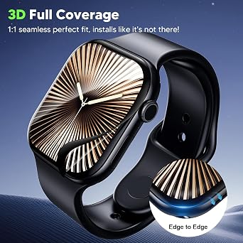 WSKEN 4 Pack Screen Protector for Apple Watch Series 11/10 42mm - [Auto Align Box] [100％ Zero Bubble] [Flexible TPU Film - No Glass] Full Coverage HD iWatch Accessories,Anti Fingerprint,Anti Scratch