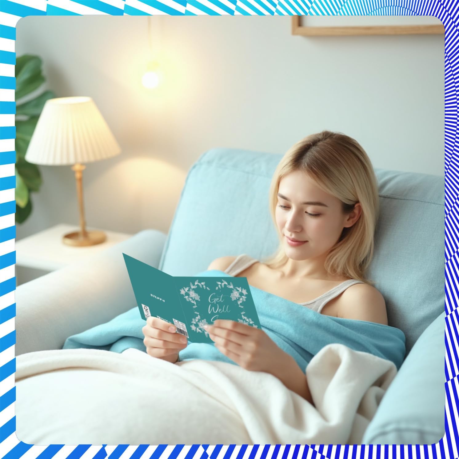 Get Well Soon Cards for Men - Get Well Soon - Cards for Women, Speedy Recovery Card, 145mm Joke Humour Greeting Best Friend Brother Sister Work Colleague
