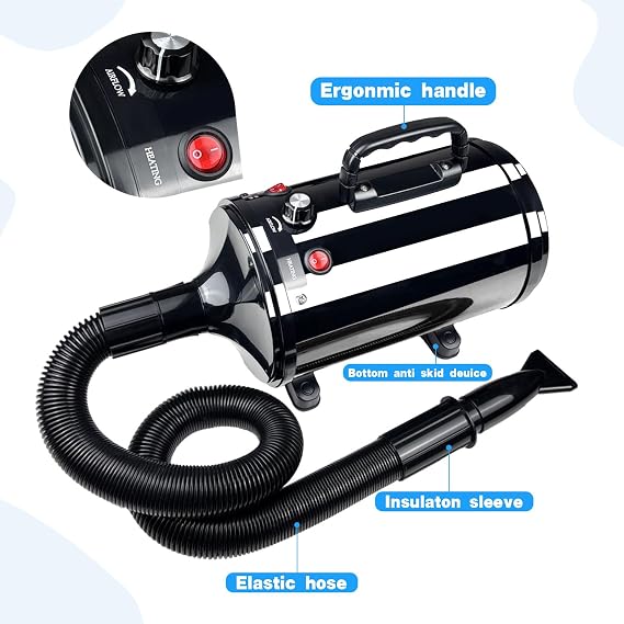 Dog Dryer,High Velocity Professional Dog Grooming Dryer
