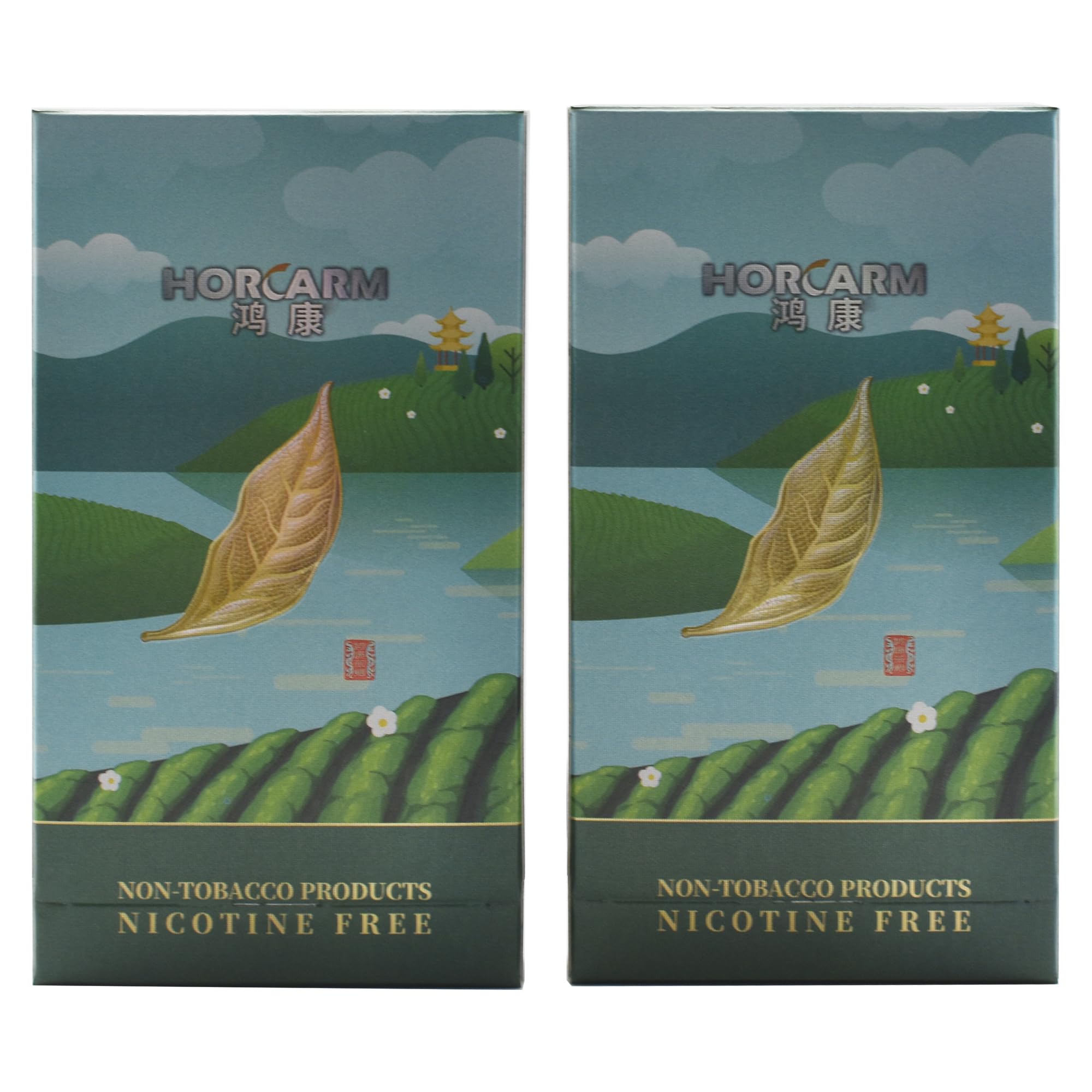 Rounuse® Herbal Cigarettes, Nicotine Free, Tobacco Free, Help stop smoking, 2 Packs - 40 Smokes