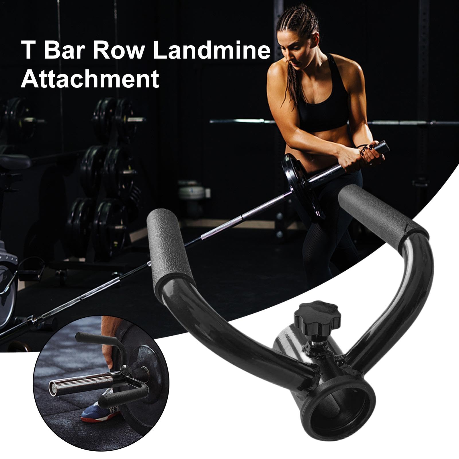 Amazon | Tバーロウ地雷アタッチメント - バーベルローアタッチメント