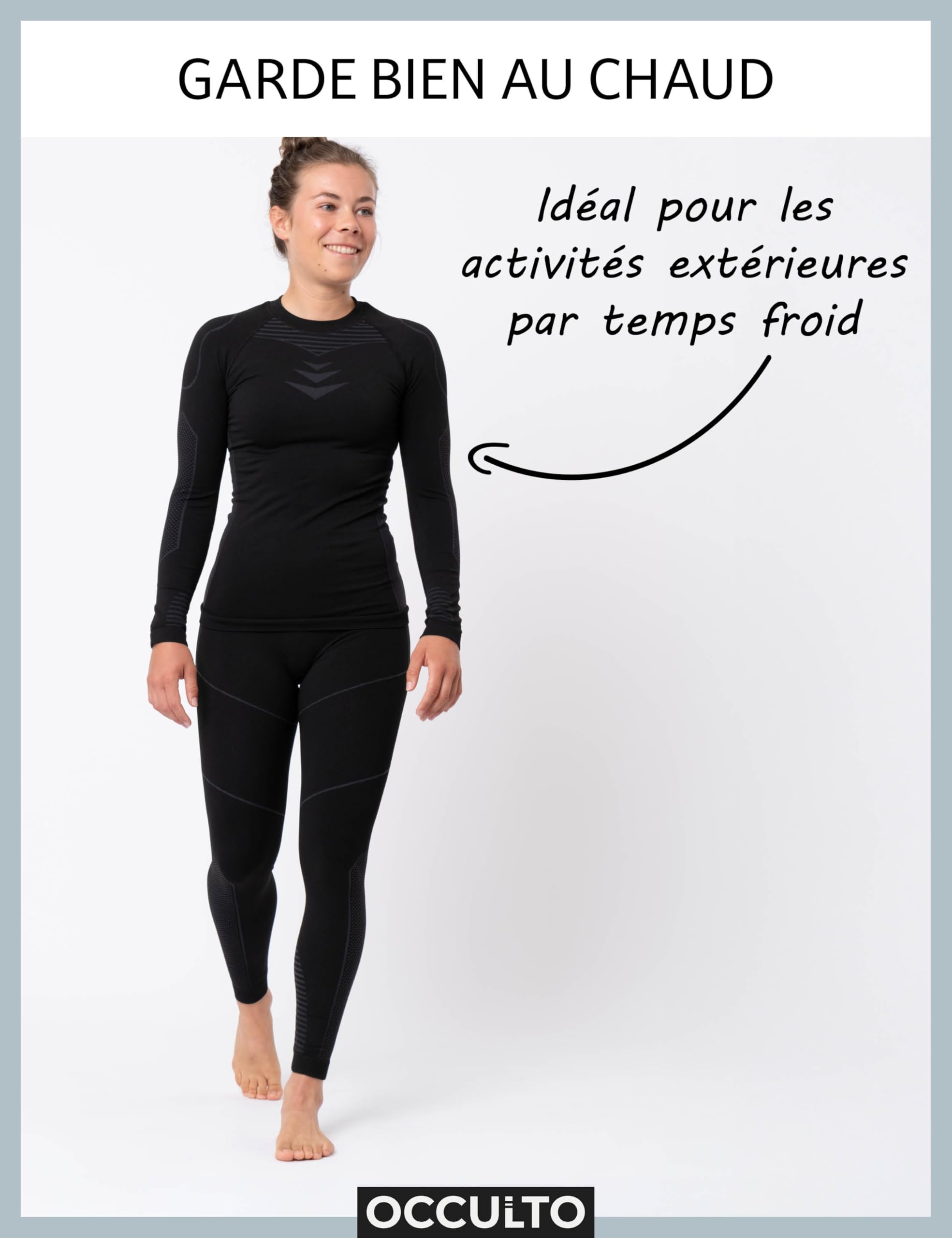 Occulto sous vetment Thermique Ski Femme (modèle: Lindsey)