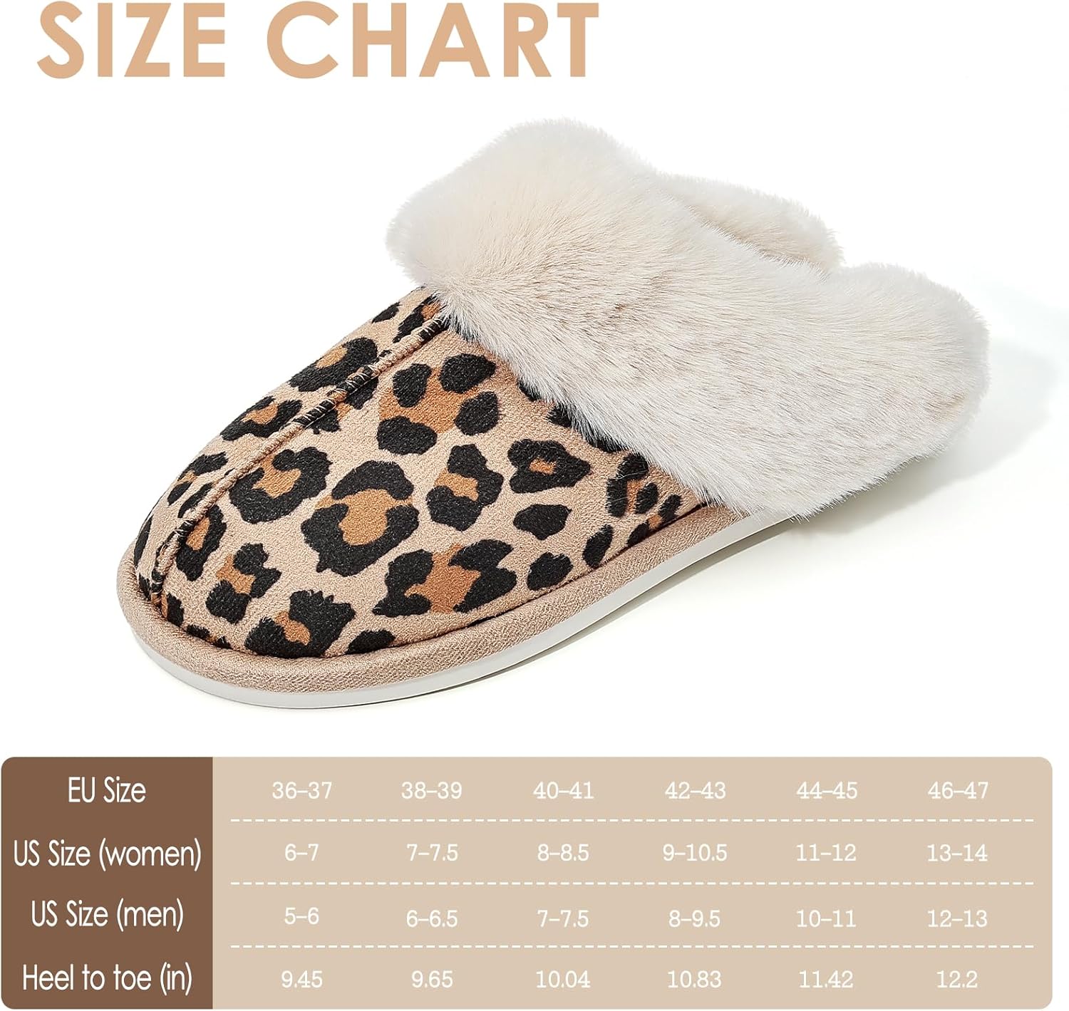 Cozy Slippers for Women Men, Plush Fuzzy Indoor House Shoes, Soft Winter Bedroom Slides - Image 4