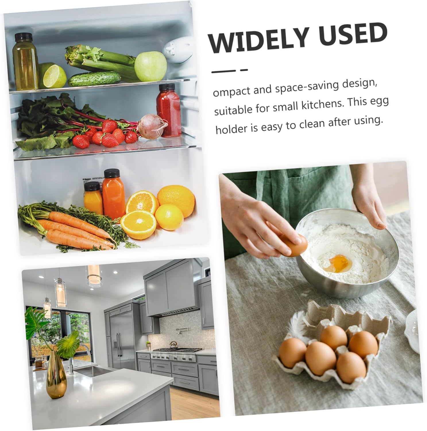 ARTIBETTER Drawer Organizer Capacity Storage Container for Refrigerator Plastic Box Drawer Design Easy to Clean Fresh Holder for Kitchen Organization