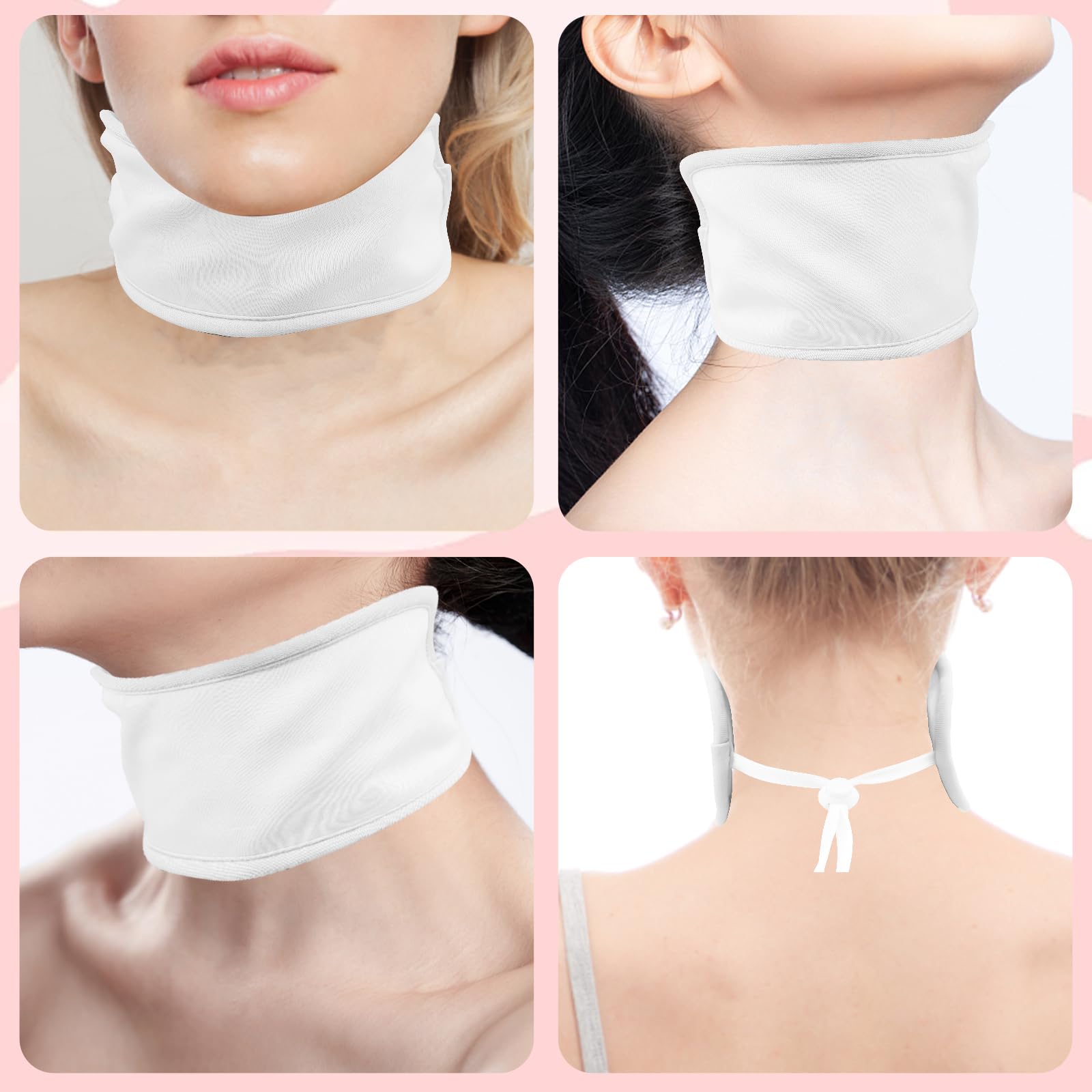 Amazon | オーガニックヒマシ油パック 首用ラップ 2個 調節可能な