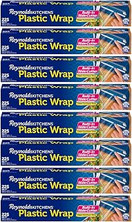 Kitchens Quick Cut Plastic Wrap, 225 Square Feet (Pack of 8)