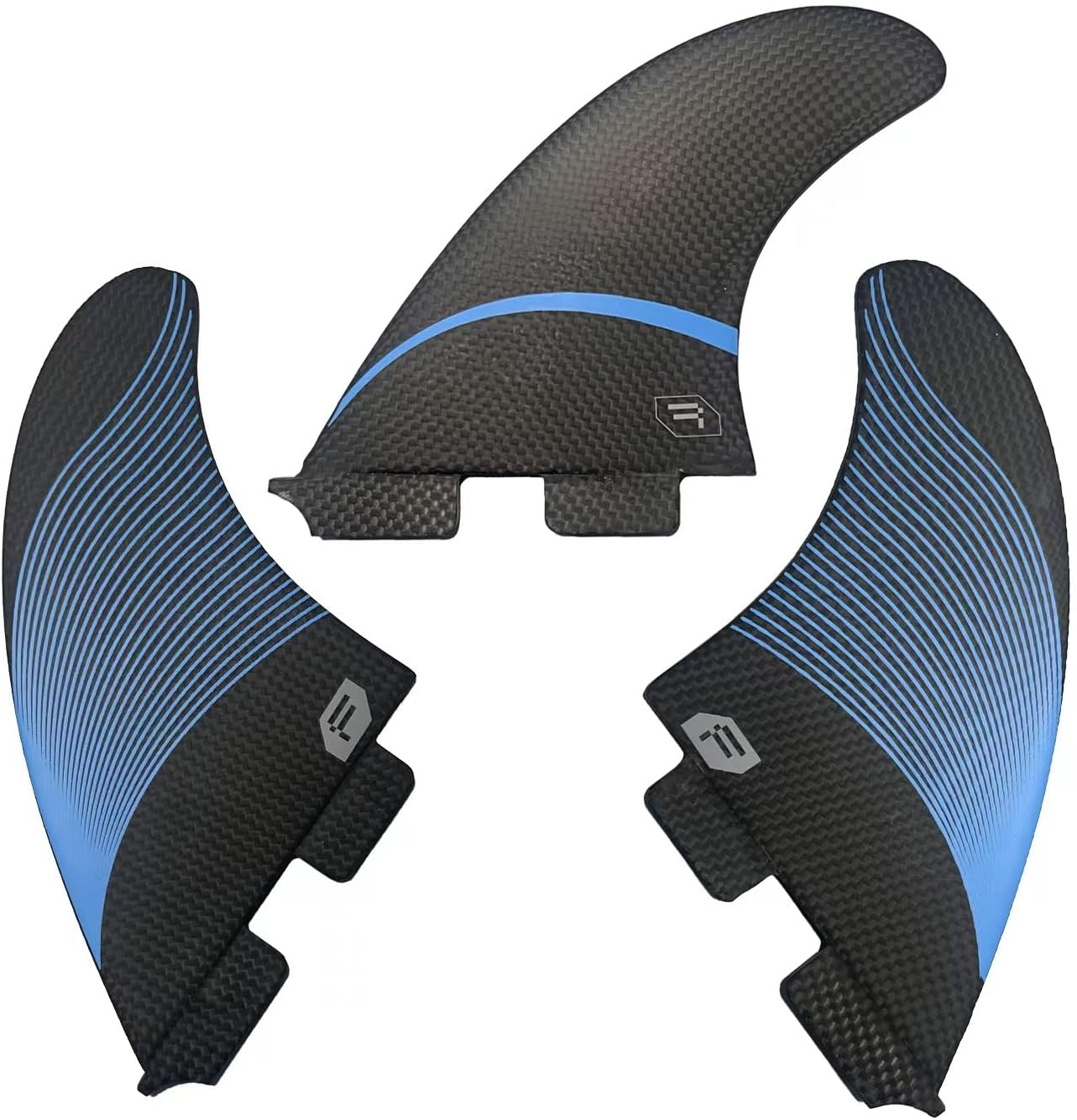 Final Game Master Full Carbon Fin Sets - High Performance Surfboard Fins - Compatible Fin Box - Ideal for Longboard and Shortboard Surfing