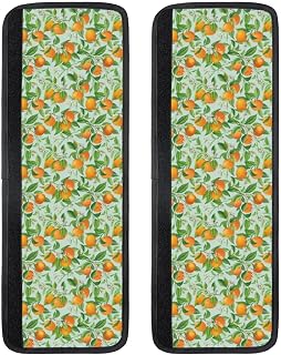 Refrigerator Door Handle Covers Set of 2 - Adjustable Comfort Tangerine Fridge Handle Covers, Appliance Handle Covers for Dishwasher Oven Kitchen Decor