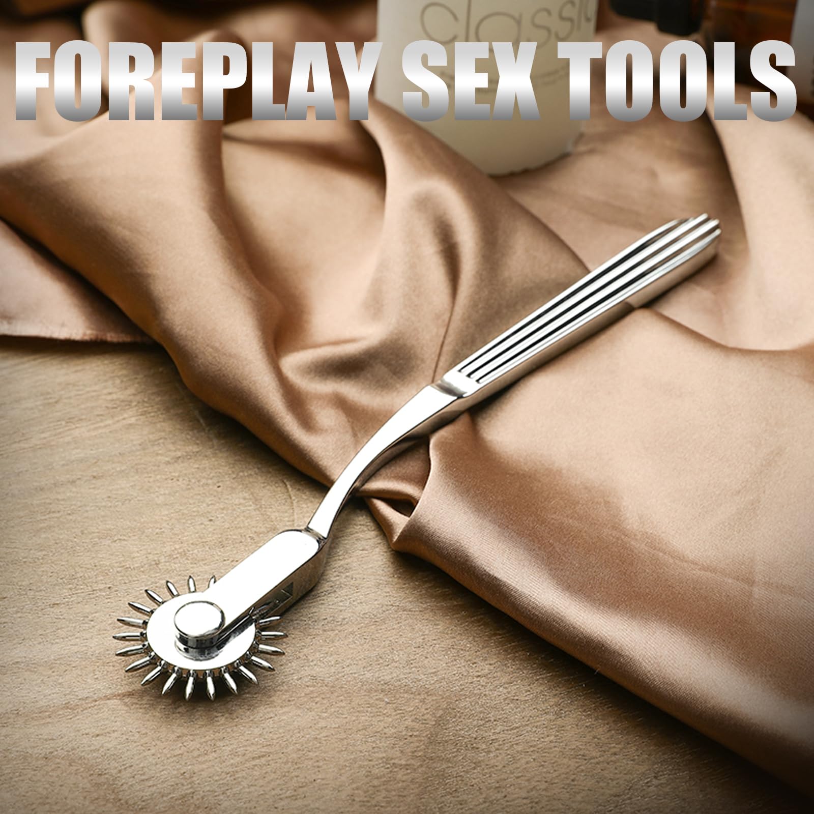 Amazon.com: BDSM Toys Foreplay Pinwheel Sex Toys, Stainless Steel Wartenberg Wheel Roller Sex Tools Bondage BDSM Bear Sensory Play, 22 Pins Flirting Stimulation Roller Portable Couple Sex Toys Adult Bedroom Play : Amazon.com: BDSM Toys Foreplay Pinwheel Sex Toys, Stainless Steel Wartenberg Wheel Roller Sex Tools Bondage BDSM Bear Sensory Play, 22 Pins Flirting Stimulation Roller Portable Couple Sex Toys Adult Bedroom Play :