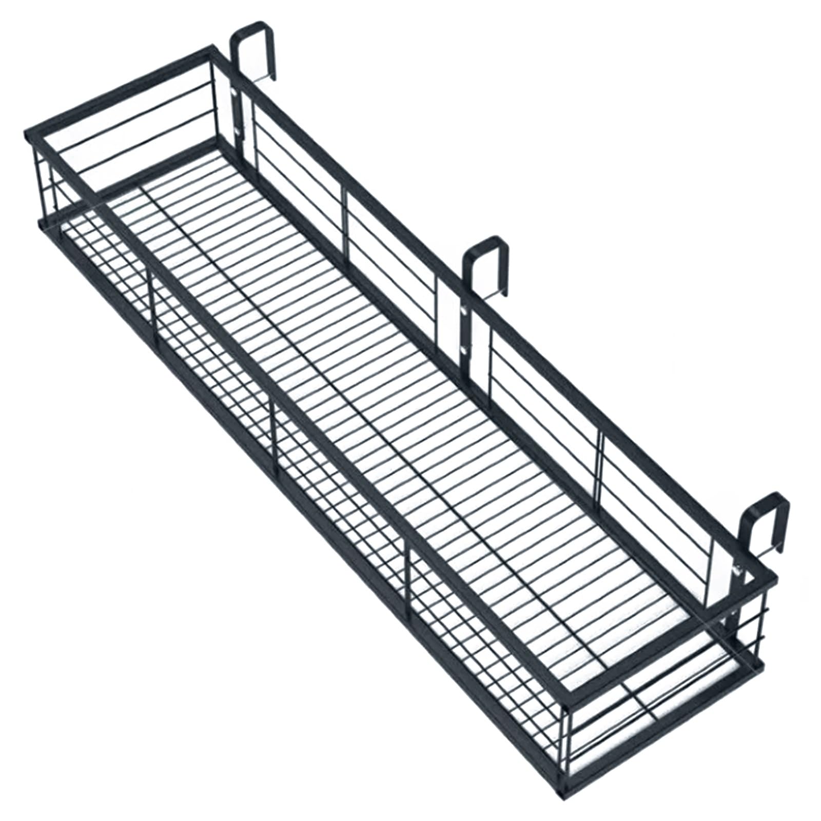 Whsmke Balcony Plant Display Rack, Railings Hanging Flower Pot Holder