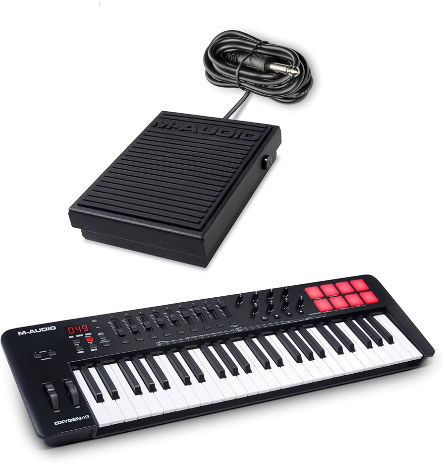 Amazon.com: M-Audio Oxygen 49 (MKV) MIDI Keyboard Controller Amazon.com: M-Audio Oxygen 49 (MKV) MIDI Keyboard Controller