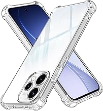 iVoler Cover for Oppo Reno15 5G / Oppo Reno 15 5G, Shockproof Anti-Scratch Transparent Shock Absorption Case with Soft TPU Bumper, Thin Soft Silicone TPU Case