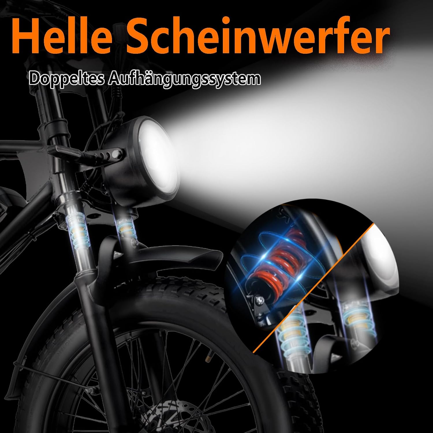 kleines elektrofahrrad ESKUTE F100 14" Mini Klapp Elektrofahrrad 250W Motor 36V 9Ah Batterie