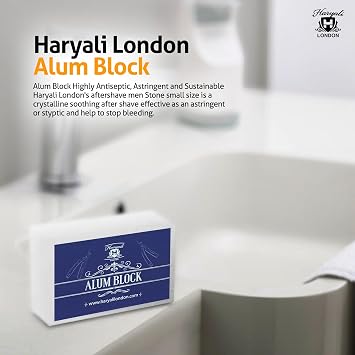 Alum Block Wet Shave Block After Shave Blood Stopper Antiseptic Astringent