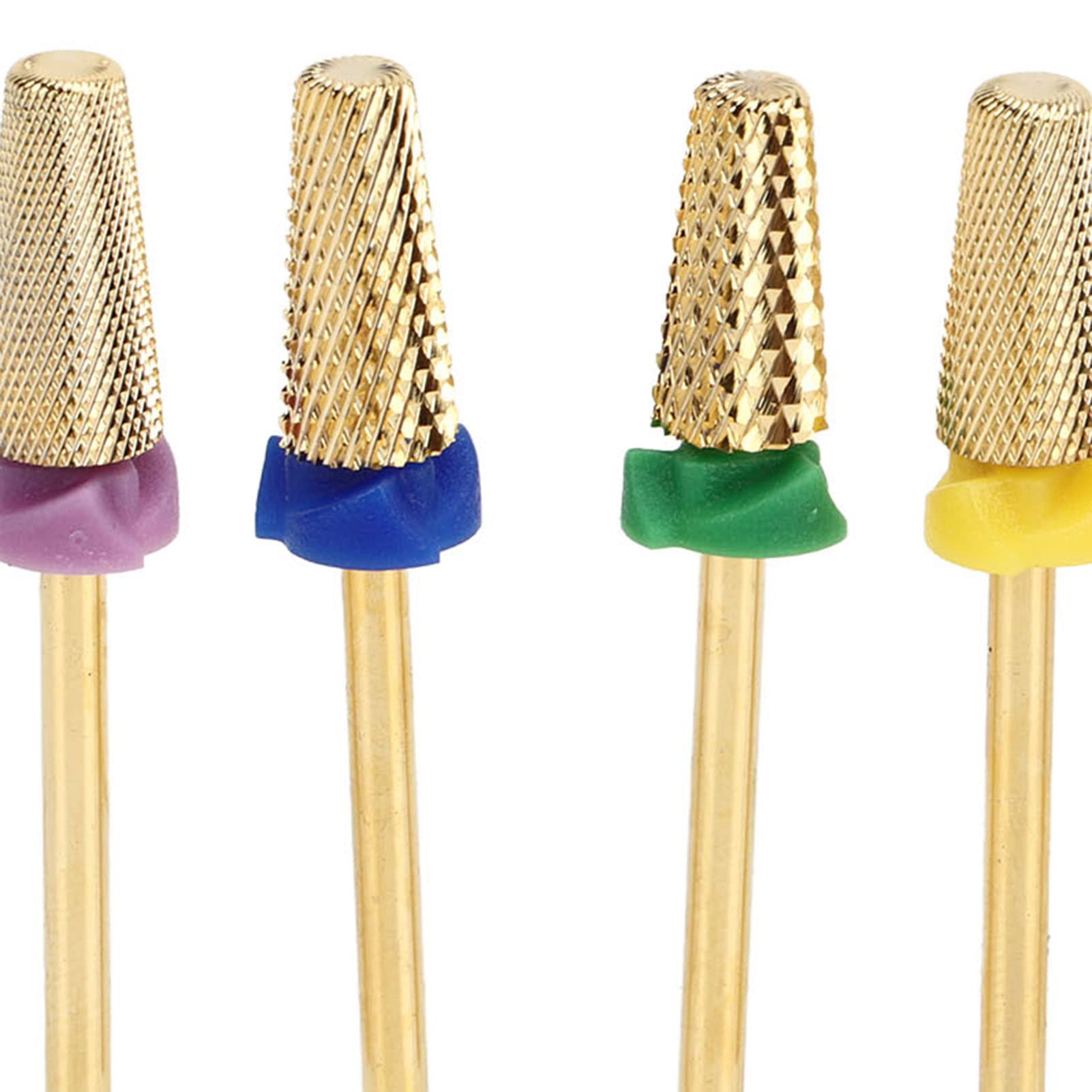7 punte per fresa per unghie in acciaio inossidabile, testine di ricambio per fresa per unghie per manicure