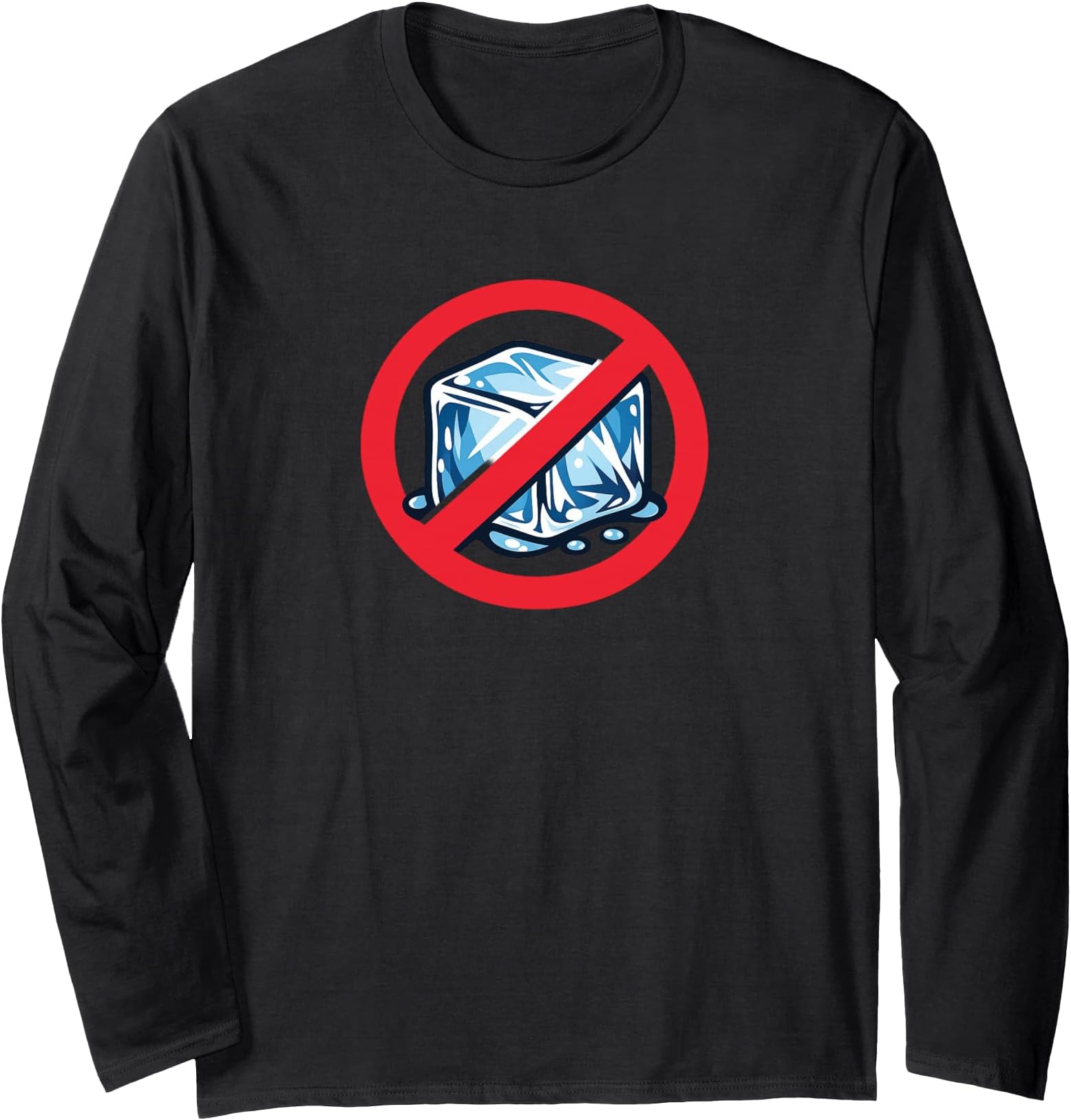 Abolish ICE Symbol シャツ クロスアウト アイスキューブ 長袖Tシャツ