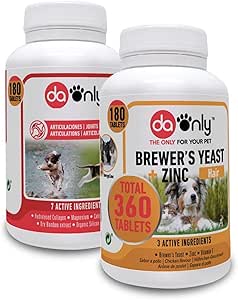 DAONLY - Pastillas para Las Articulaciones de Perros y Gatos - Levadura