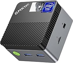 GMKtec Mini PC NucBox G5, Intel 12th Gen Alder Lake N97 (up to 3.6GHz), 12GB RAM 256GB M.2 SSD, Home, Business, Office Min...