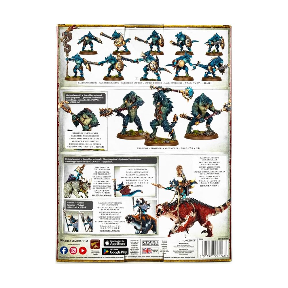 c422 スピアヘッド・セラフォン Warhammer AoS - Spearhead Seraphon : Amazon.pl: Zabawki