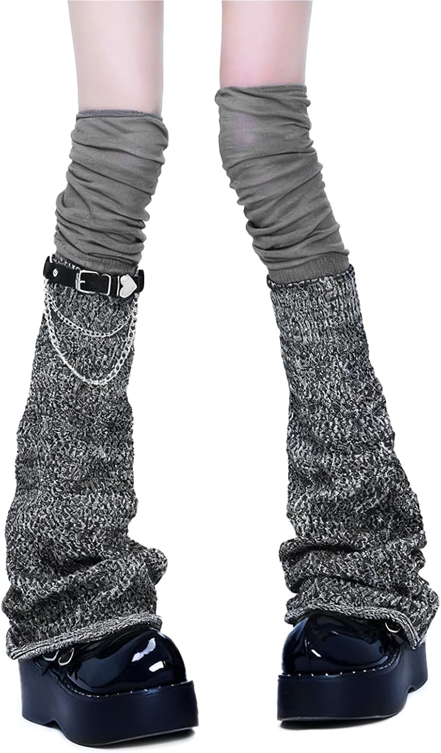 Funny Leg Warmers for Women Fashion Slouchy Socks for Workout Pilates School Summer Spring