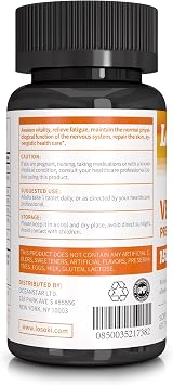 Losoki VB-200 - High-Potency Vitamin B Complex Tablets for Energy - 60 Tablets