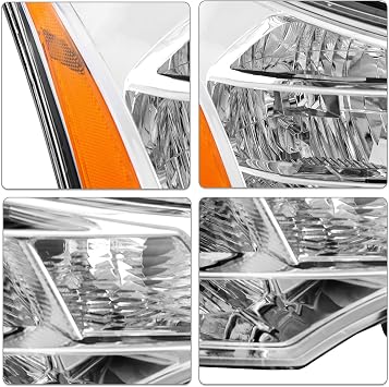 SOCKIR Headlight Assembly Fit for 2008 2009 2010 2011 Ford Focus OE Style